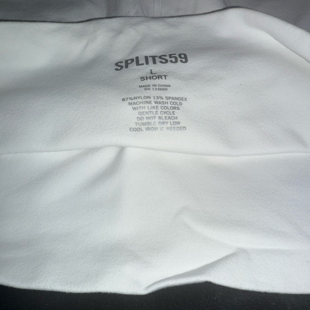 Splits59 Raquel Flare, Split Hem White - image 2